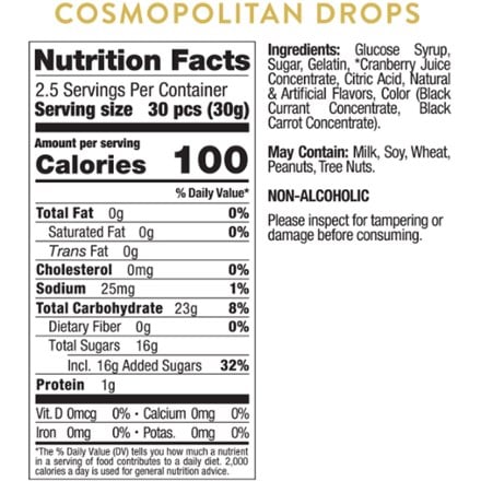 Sugarfina Cosmopolitan Drops Small Candy Cube 3