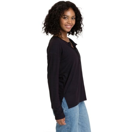 Threads 4 Thought Ulla Feather Rib Long-Sleeve Henley - Women's 2