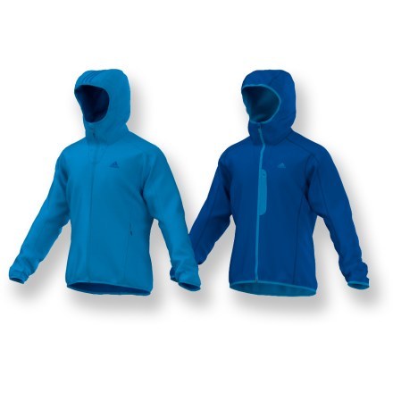 Front view regular and reversed (Solar Blue)