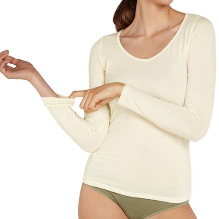 Icebreaker Siren Sweetheart Long Underwear Top - Women's 4