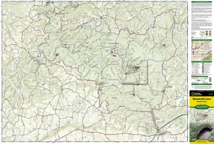 National Geographic Mammoth Cave National Park Map 1