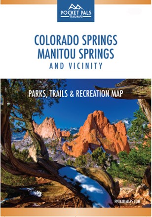 Pocket Pals Trail Maps Colorado Springs, Manitou Springs and Vicinity: Parks, Trails and Recreation Map 0