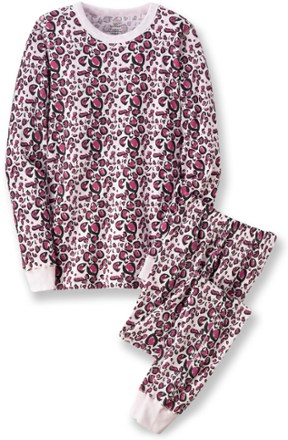Waffle-Print Underwear Top and Bottoms Set - Girls'