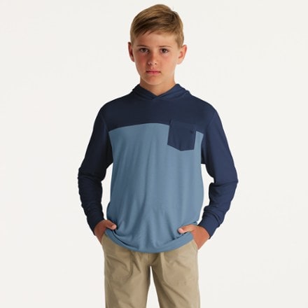 Free Fly Colorblock Shade Hoodie - Kids' 0