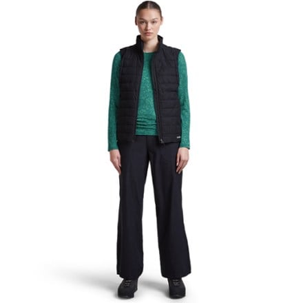 Icebreaker Merino 200 Oasis Long-Sleeve Crewe Moss Bloom AOP Base Layer Top - Women's 1
