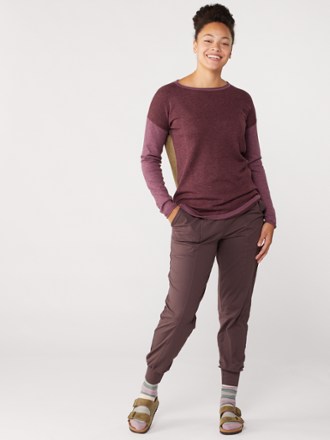 Smartwool Shadow Pine Colorblock Crew Sweater - Women's 3