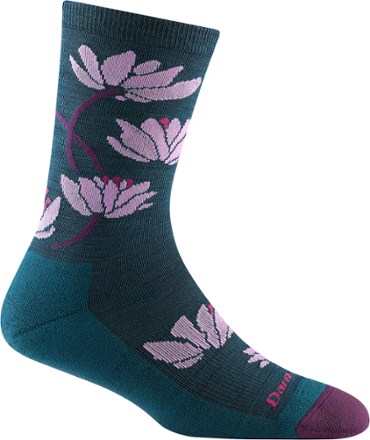 Darn Tough Lilies Crew Socks - Women's 1