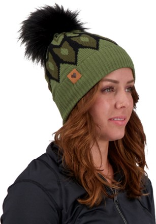 Obermeyer Fair Isle Fax Fur Pom Beanie - Women's 4