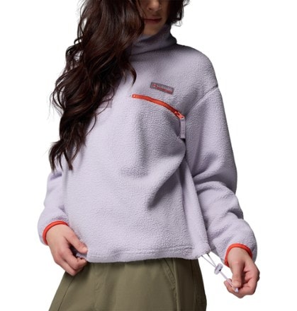 Columbia Helvetia II Cropped Half-Snap Fleece Pullover - Women's 6