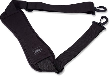 Padded Shoulder Pad - Black - Hook & Loop Closure - For 1-2 inch Wide Straps