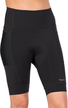 Terry Holster Hi-Rise Cycling Shorts - Womens