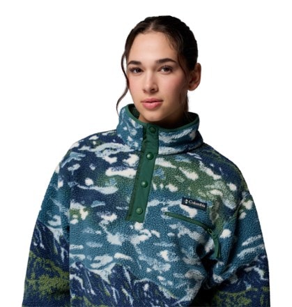 Columbia Helvetia II Cropped Half-Snap Fleece Pullover - Women's 4