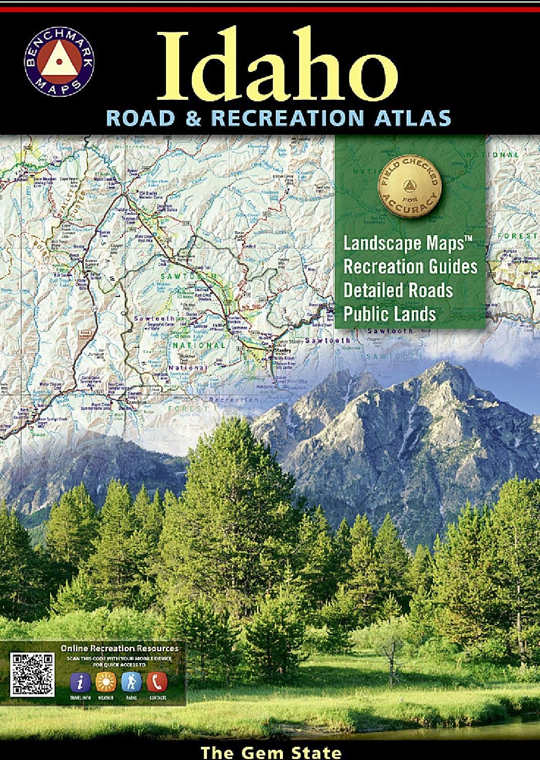 Idaho Road & Recreation Atlas - 7th Edition