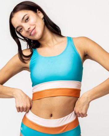 Nani Swimwear Cut Back Crop Swimsuit Top - Women's 1