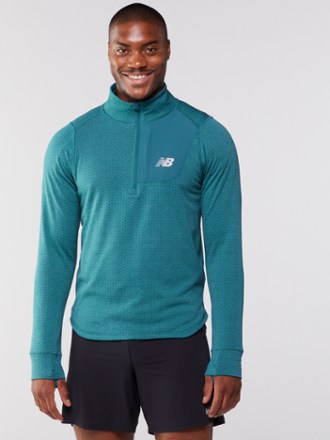 New Balance NB Heat Grid Half-Zip Top - Men's 1