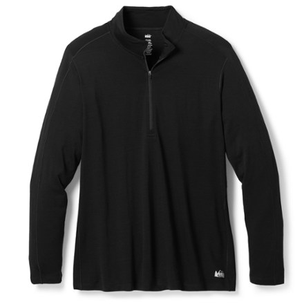 REI Co-op Merino 185 Long-Sleeve Half-Zip Base Layer Top - Women's Plus Sizes 0