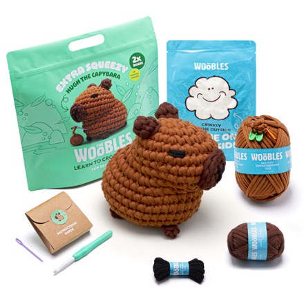 The Woobles Hugh the Capybara Extra Squeezy Crochet Kit | REI Co-op