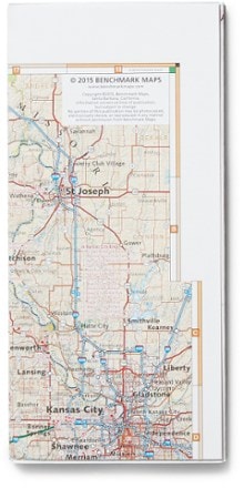 Benchmark Maps Kanas Recreation Map 1