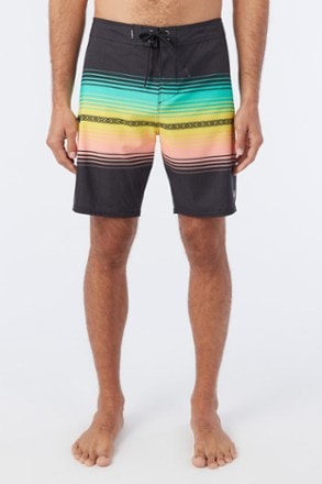 O'Neill Hyperfreak Heat Stripe Line 19" Board Shorts - Men's 1