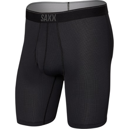 Saxx Quest Quick-Dry Mesh Boxer Briefs - Men's 0