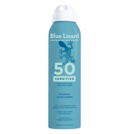 Blue Lizard Sensitive Mineral SPF 50 Sunscreen Spray - 5 oz. 0