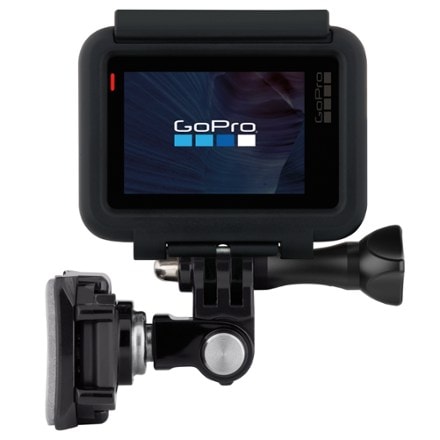 GoPro Helmet Front and Side Mount Side view