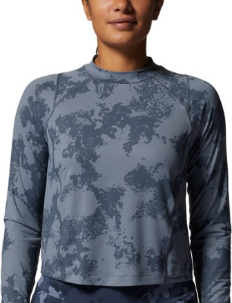 Mountain Hardwear Crater Lake Long Sleeve Crop Top - Women's 5