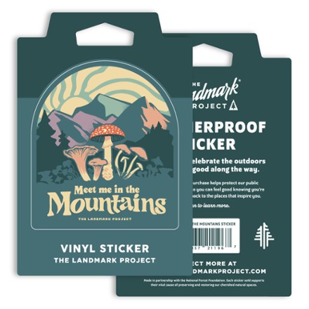 The Landmark Project Meet Me In The Mountains Sticker 1