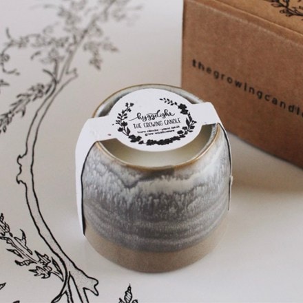 Hyggelight- The Growing Candle Greta Candle - Mint/Eucalyptus Scent 3