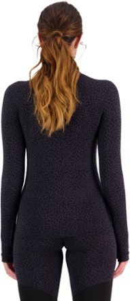 Mons Royale Cascade Merino Flex Mock-Neck Base Layer Top - Women's 2