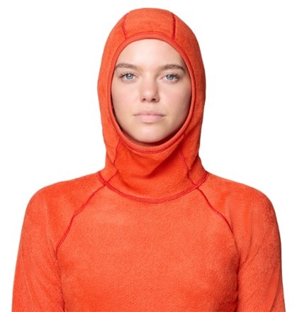 Mountain Hardwear AirMesh Long-Sleeve Hoody - Women's Reversible: brushed backer side out (ASPECT)