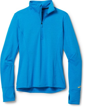 More Mile Alaska Mens Thermal Running Top Black Half Zip Long Sleeve Run Jersey 