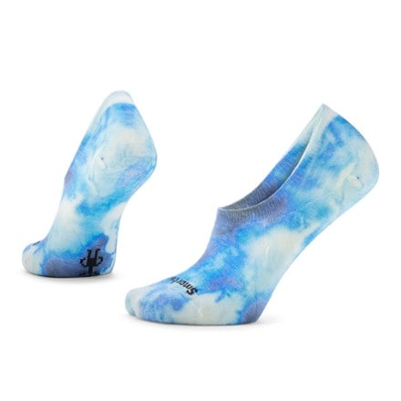 Smartwool Everyday Far Out Tie-Dye Print No-Show Socks 0