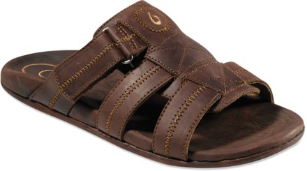 olukai mens leather sandals