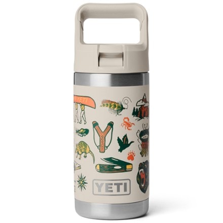 YETI Rambler Jr. Vacuum Water Bottle with Straw Cap - 12 fl. oz. 0