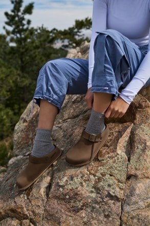 Birkenstock Lutry Oiled Leather Clogs - Men's 7