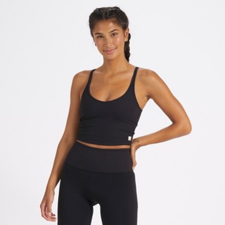 Vuori Rib Crop Tank Top - Women's 1