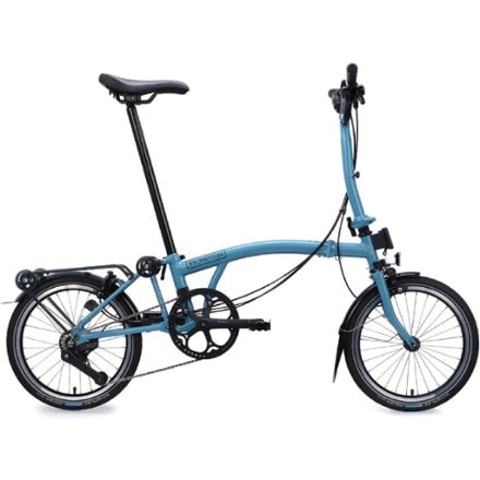 Brompton C Line 4-Speed Mid Handlebar Bike with Rack 0