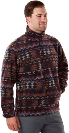 columbia men's steens mountain printed jacket