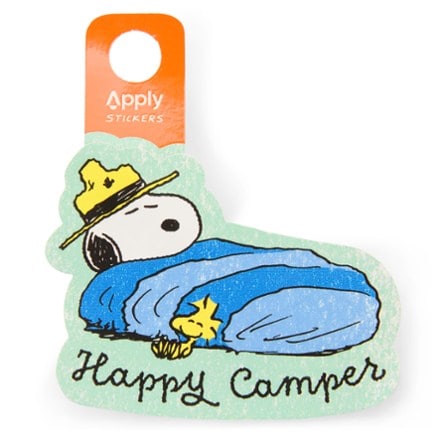 Apply Stickers Happy Camper Snoopy Sticker 1