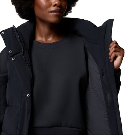 Columbia Amaze Puff Mid Hooded Down Vest - Women's 9