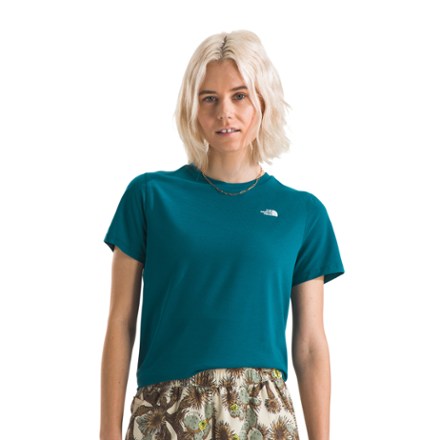 ★★THE NORTH FACE★★ White Label Adventure Short Sleeve Ro The North Face Adventure Crew Neck Short Sleeve T-Shirt