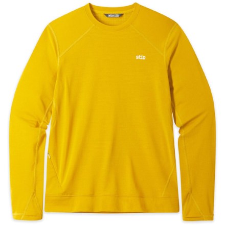 Stio Stio Men's Trax Power Grid Crew Shirt  Yellow M - $73.93 at REI.com