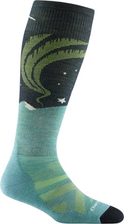 Darn Tough Aurora Over-the-Calf Lightweight Ski and Snowboard Socks - Women's 0