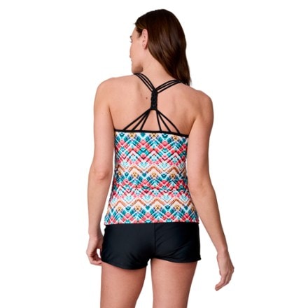Free Country Macrome Back Tankini Swimsuit Top - Women's 1