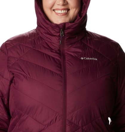 Columbia Heavenly Long Hooded Jacket - Women's Plus Sizes 4