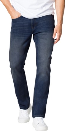 mens straight leg denim jeans