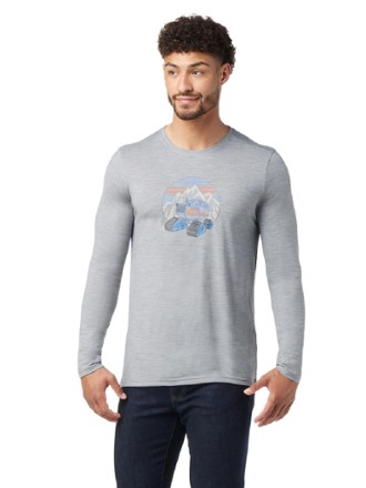 Smartwool Snowcat Trek Long-Sleeve Graphic T-Shirt - Men's 1