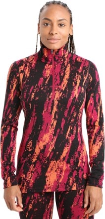 Icebreaker Merino 250 Vertex Long-Sleeve Half-Zip Thermal Top Sedimentary - Women's 0