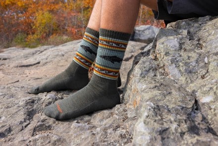 Darn Tough Van Grizzle Boot Cushion Socks - Men's 5